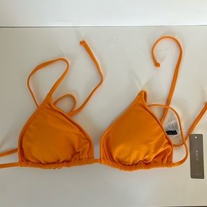 J. Crew triangle bikini top NWT